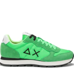 Scarpe Uomo Sun68 Sneakers Tom Solid Verde Fluo - Z35101