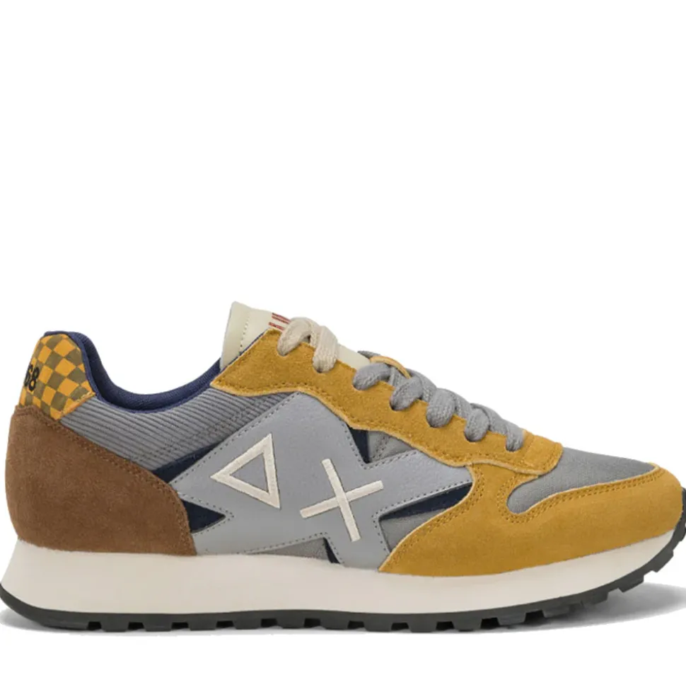 Scarpe Uomo Sun68 Sneakers Jaki Winter Colore Grigio Medio - Z44117