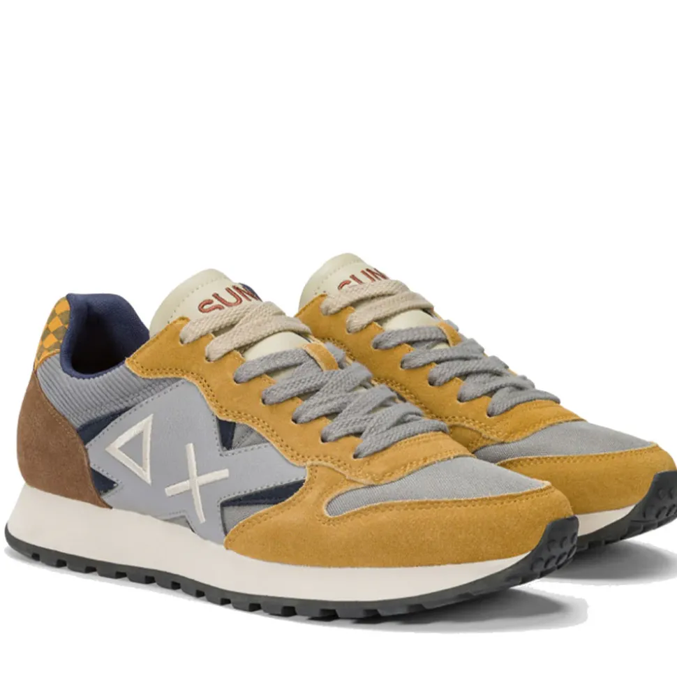 Scarpe Uomo Sun68 Sneakers Jaki Winter Colore Grigio Medio - Z44117