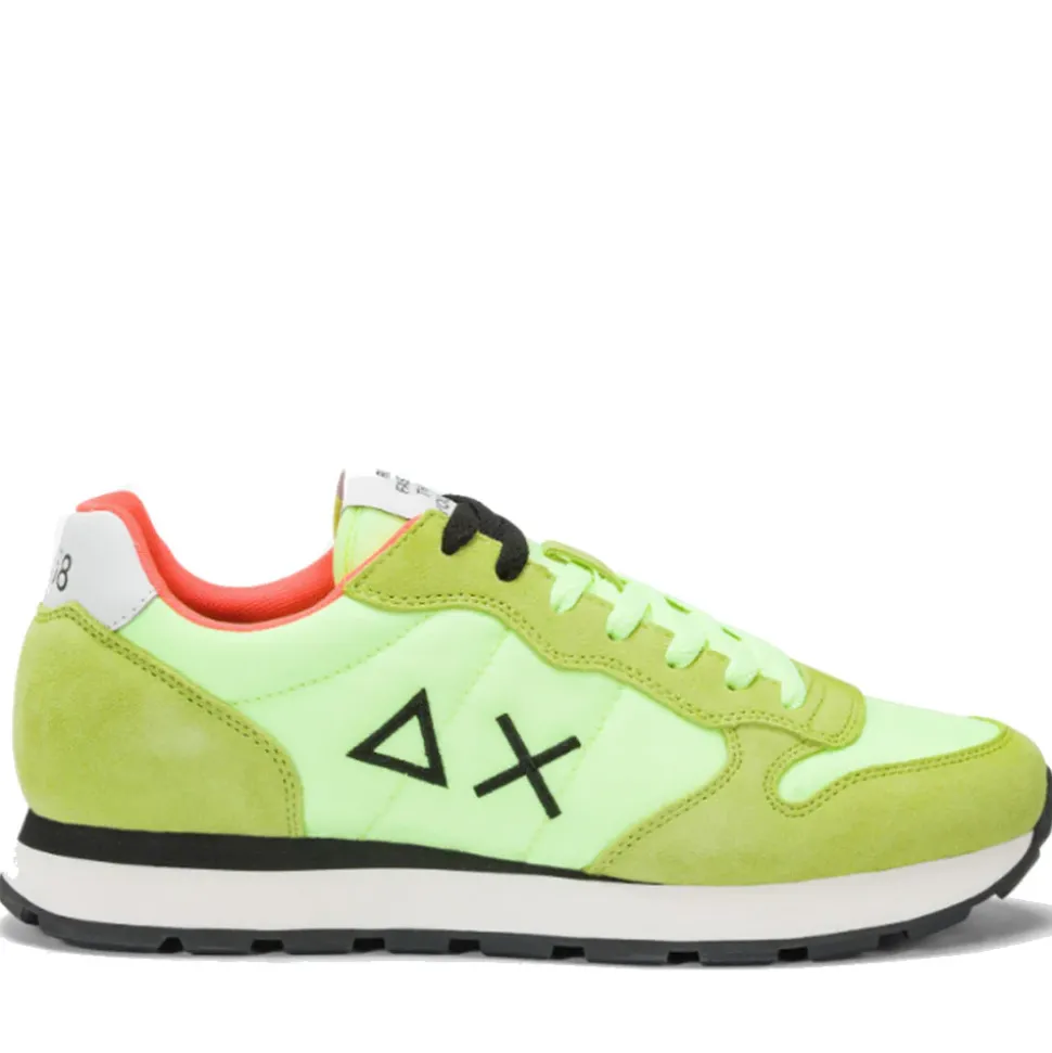 Scarpe Uomo Sun68 Sneakers Tom Solid Giallo Fluo