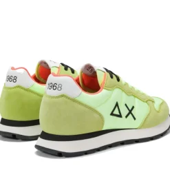 Scarpe Uomo Sun68 Sneakers Tom Solid Giallo Fluo