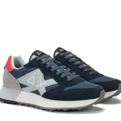 Scarpe Uomo Sun68 Sneakers Jaki 2.0 Solid Navy Blue