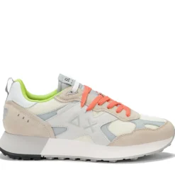 Scarpe Uomo Sun68 Sneakers Jaki Outdoor Colore Bianco Panna