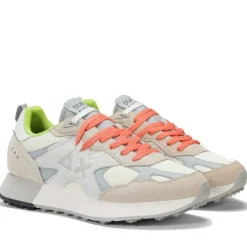 Scarpe Uomo Sun68 Sneakers Jaki Outdoor Colore Bianco Panna