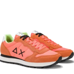 Scarpe Uomo Sun68 Sneakers Tom Solid Arancio Fluo