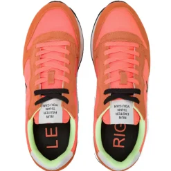 Scarpe Uomo Sun68 Sneakers Tom Solid Arancio Fluo