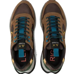 Scarpe Uomo Sun68 Sneakers Fire and Camping Colore Marrone - Z44128