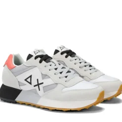 Scarpe Uomo Sun68 Sneakers Jaki 2.0 Bicolor Bianco - Grigio Chiaro