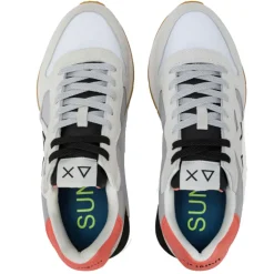 Scarpe Uomo Sun68 Sneakers Jaki 2.0 Bicolor Bianco - Grigio Chiaro