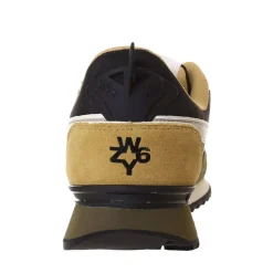 Scarpe Uomo W6YZ Sneakers Jet-M. in Tessuto Tecnico e Suede colore Militare Black Fire