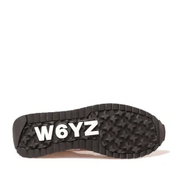 Scarpe Uomo W6YZ Sneakers Yak-M. in Tessuto Tecnico e Suede colore White Iridescent