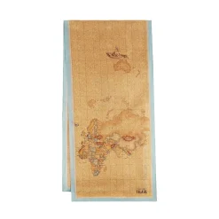 Sciarpa 45 x 180 cm 1A Classe Alviero Martini in Seta stampa Geo Classic e Azzurro Artico 3248