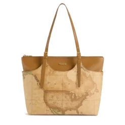 Shopping Bag 1A Classe Alviero Martini linea Ritual Bag stampa Geo Classic LC19