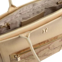 Shopping Bag 1A Classe Alviero Martini linea Geo Pagoda Beige LC72