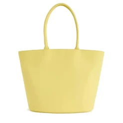 Shopping Bag 1A Classe Alviero Martini linea Geo Mirage in Tessuto Gommato Giallo LC65