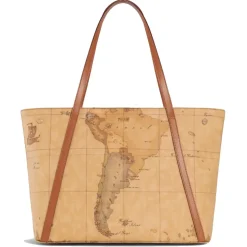 Shopping Bag con Borchiette Grande 1A Classe Alviero Martini linea Geo Classic E011