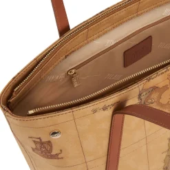 Shopping Bag con Borchiette Grande 1A Classe Alviero Martini linea Geo Classic E011