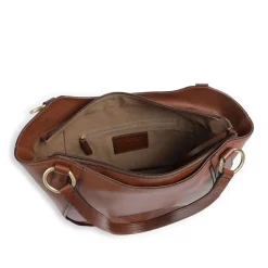 Shopping Bag Donna Media THE BRIDGE linea Domitilla in Pelle Marrone