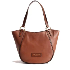 Shopping Bag Donna THE BRIDGE linea Domitilla in Pelle Marrone