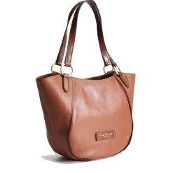 Shopping Bag Donna THE BRIDGE linea Domitilla in Pelle Marrone