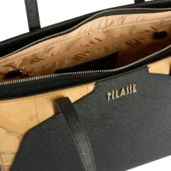 Shopping Bag Large 1A Classe Alviero Martini linea Java City colore Nero LB90