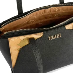 Shopping Bag Media 1A Classe Alviero Martini linea Java City colore Nero LB91