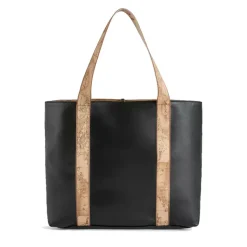 Shopping Bag Reversibile 1A Classe Alviero Martini linea Reverse Soft Nera e Geo Classic LC98