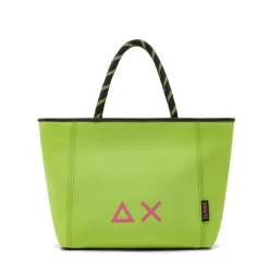 Shopping Bag Small SUN68 linea Jacqueline Neo in Scuba color Lime