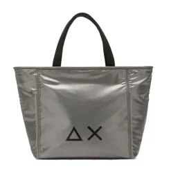 Shopping Bag Small SUN68 linea Jacqueline Laminated Argento