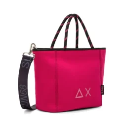 Shopping Bag Small SUN68 linea Jacqueline Neo in Scuba color Ciclamino