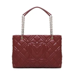 Shopping Bag Trapuntata LOVE MOSCHINO linea Quilted Bordeaux
