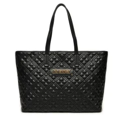 Shopping Bag Trapuntata LOVE MOSCHINO linea Lettering Logo colore Nero