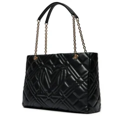 Shopping Bag Trapuntata LOVE MOSCHINO linea Quilted colore Nero