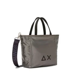 Shopping Bag XS SUN68 linea Jacqueline Laminated Argento