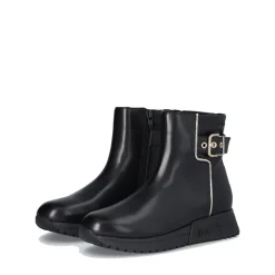 Sneakers Boots LIU JO Kiss 802 Nero con Inserto Stretch e Fibbia Logata