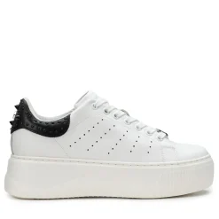 Sneakers Donna CULT Perry 4236 in Pelle Colore White - Black
