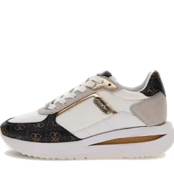 Sneakers Donna GUESS Colore White - Brown Linea Energy