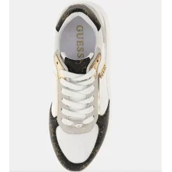 Sneakers Donna GUESS Colore White - Brown Linea Energy