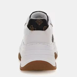 Sneakers Donna GUESS Colore White - Brown Linea Hapyy