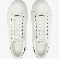 Sneakers Donna GUESS in Pelle Colore White - Gold Linea Elbina