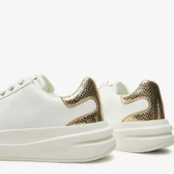 Sneakers Donna GUESS in Pelle Colore White - Gold Linea Elbina