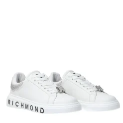 Sneakers Donna JOHN RICHMOND in Pelle Bianca con Strass 27203