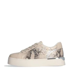 Sneakers Donna LIU JO Pretty 06 Beige con Inserti stampa Pitone
