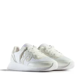 Sneakers Donna WUSHU RUYI Master M551 in Pelle e Nylon Blanc de Blanc