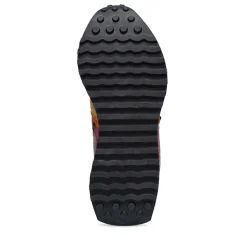 Sneakers Donna W6YZ Loop-W. in Tessuto Tecnico Suede e Pelle colore Fire Cipria Burgundy