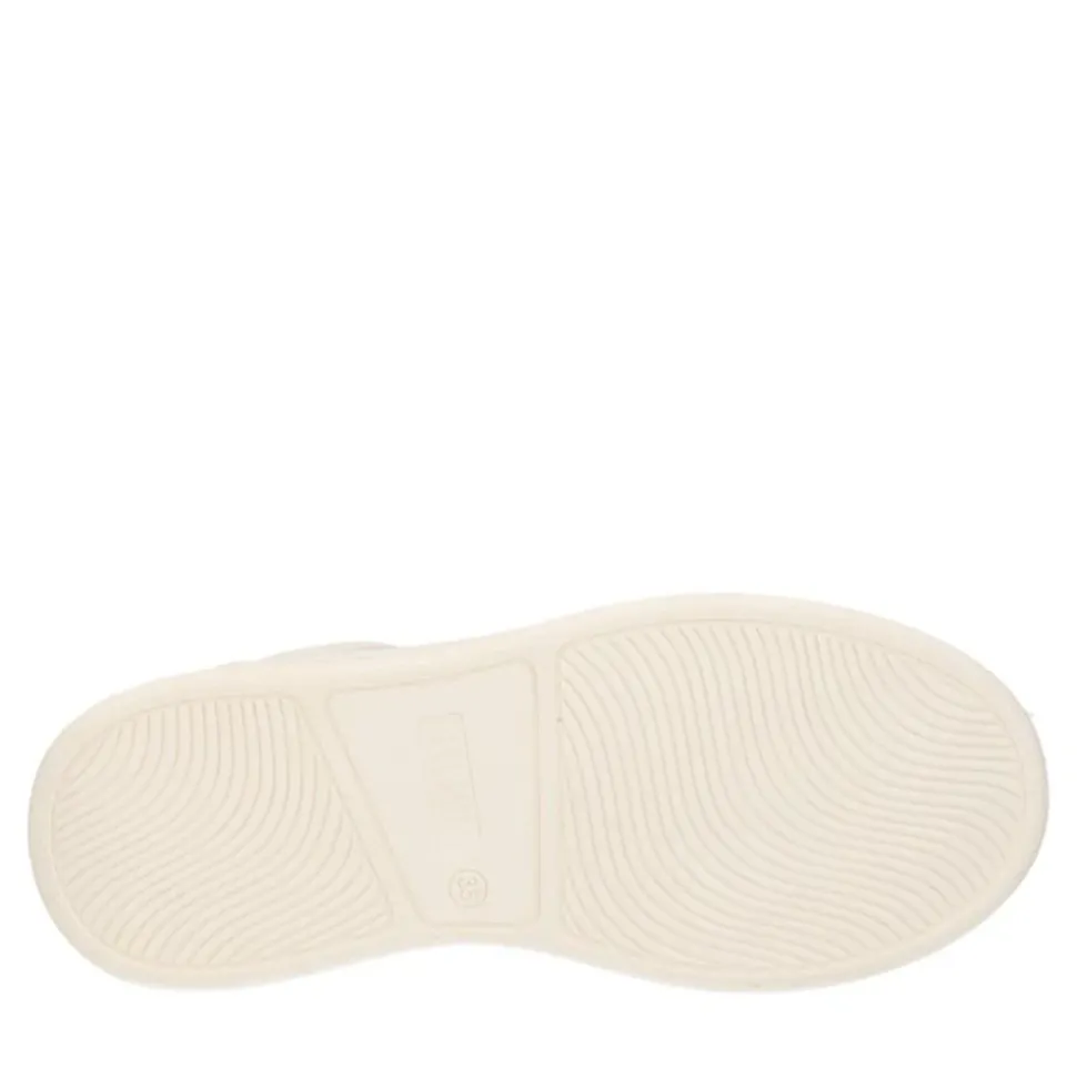 Sneakers Platform 1A Classe Alviero Martini Off White con Inserti in Tessuto Safari Geo 2142