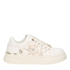 Sneakers Platform 1A Classe Alviero Martini White con Inserti Milk Geo 2134