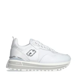 Sneakers Platform Donna LIU JO Maxi Wonder 01 in Pelle e Mesh White
