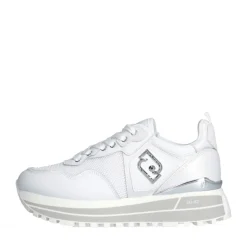 Sneakers Platform Donna LIU JO Maxi Wonder 01 in Pelle e Mesh White