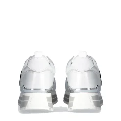 Sneakers Platform Donna LIU JO Maxi Wonder 01 in Pelle e Mesh White